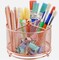 Pencil Holder, 360° Rotating Mesh Desk Organizer with 4 Compartments